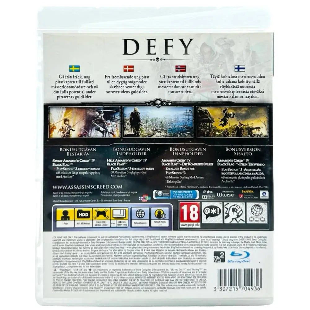 Assassin’s Creed IV: Black Flag - PlayStation 3 (PS3) Spill