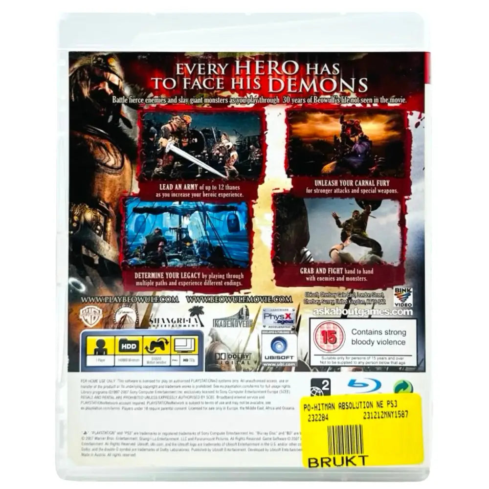 Beowulf: The Game - PlayStation 3 (PS3) Spill