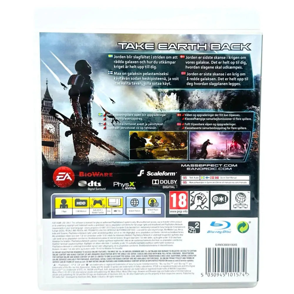 Mass Effect 3 - PlayStation (PS3) Spill