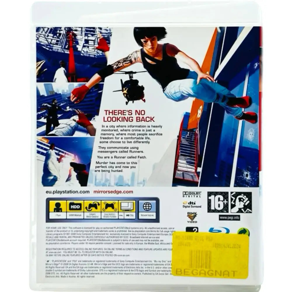 Mirror’s Edge - PlayStation 3 (PS3) Spill