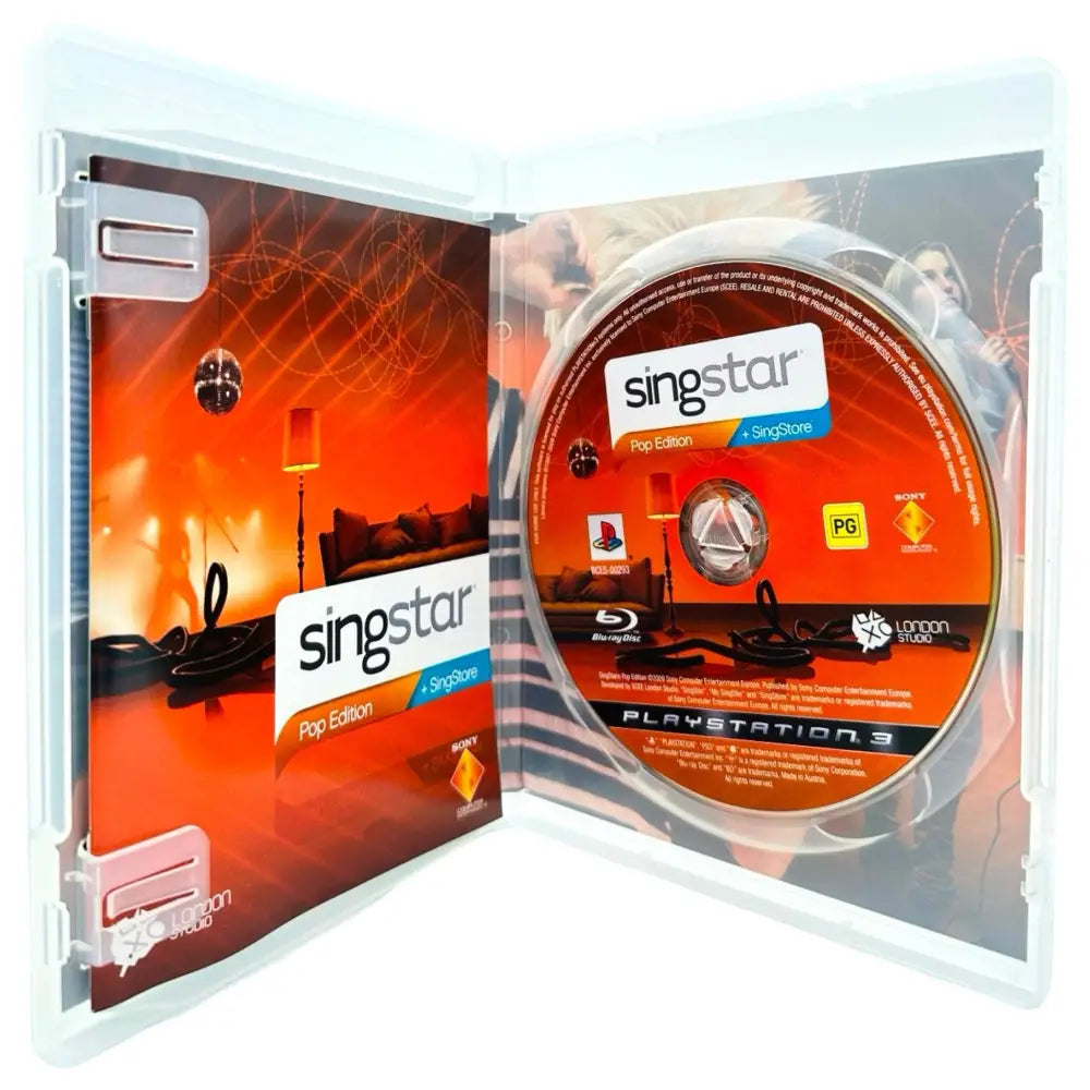 SingStar Pop Edition - PlayStation 3 (PS3) Spill