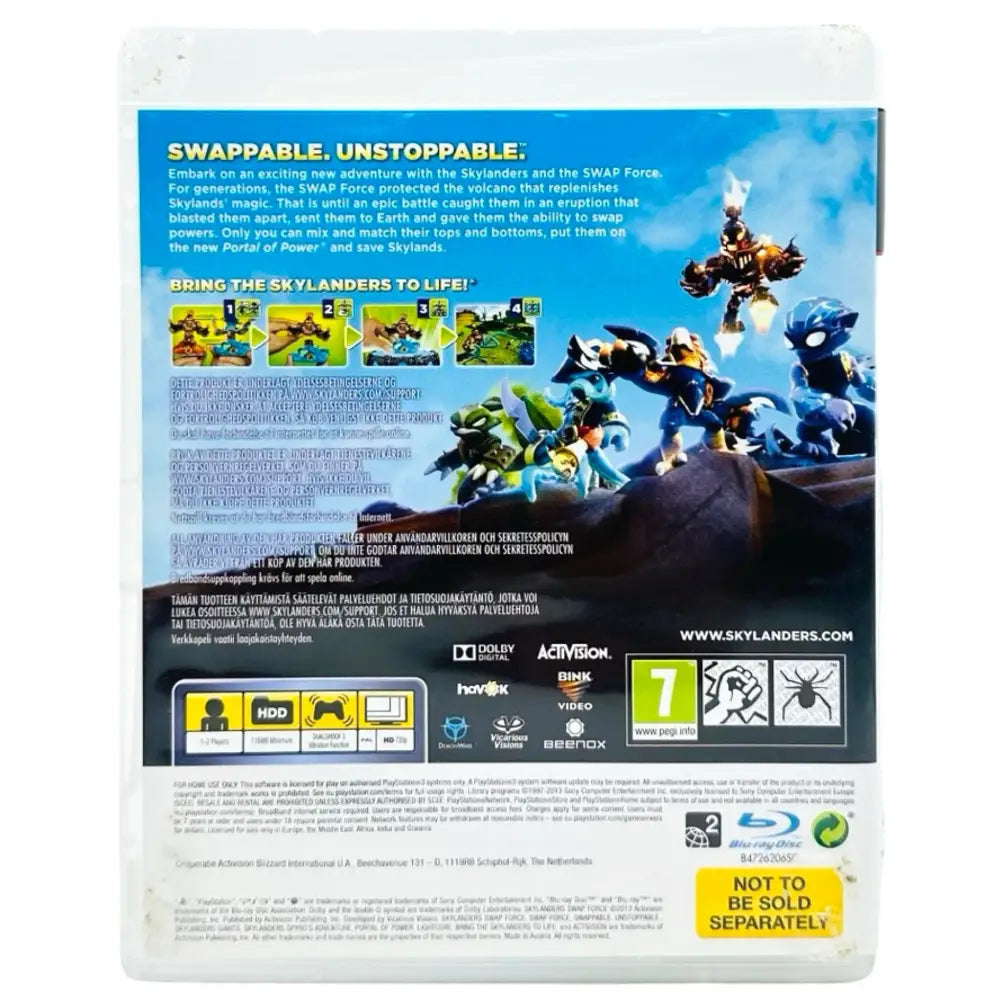 Skylanders Swap Force - PlayStation 3 (PS3) Spill