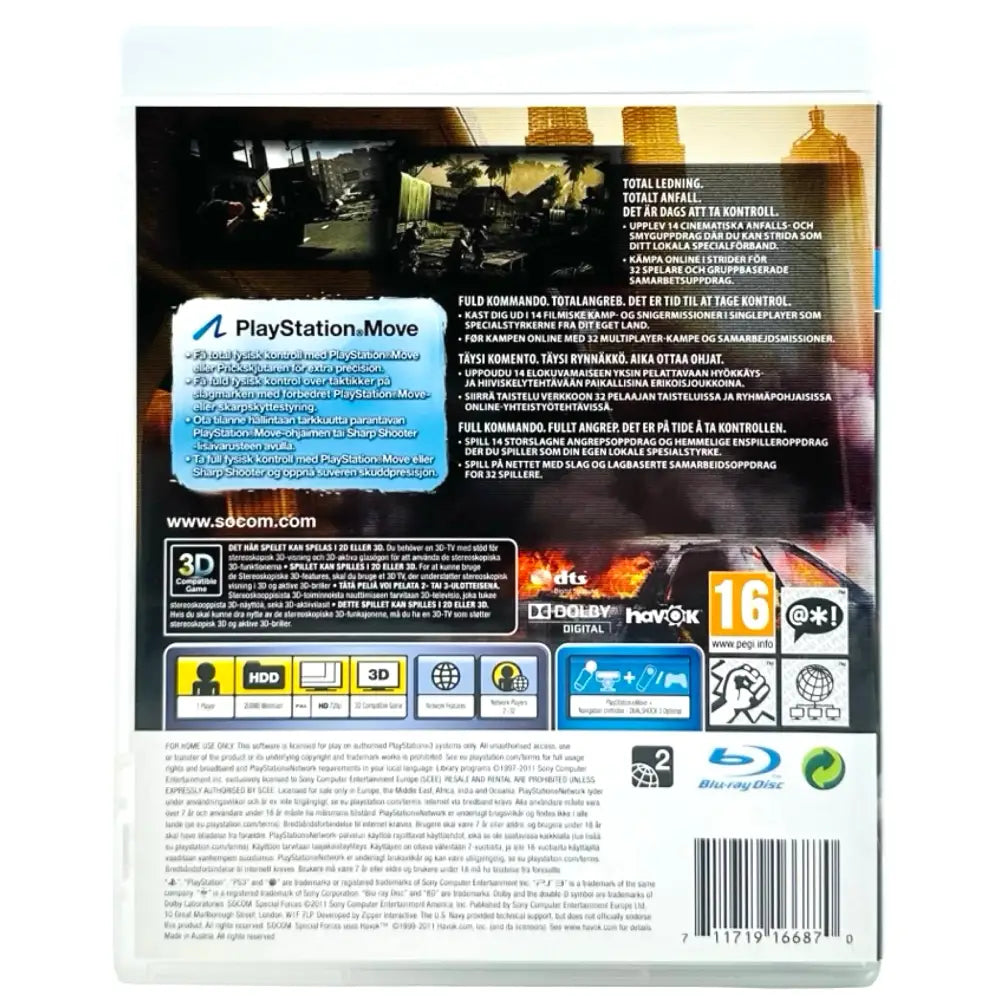 SOCOM Special Forces - PlayStation 3 (PS3) Spill