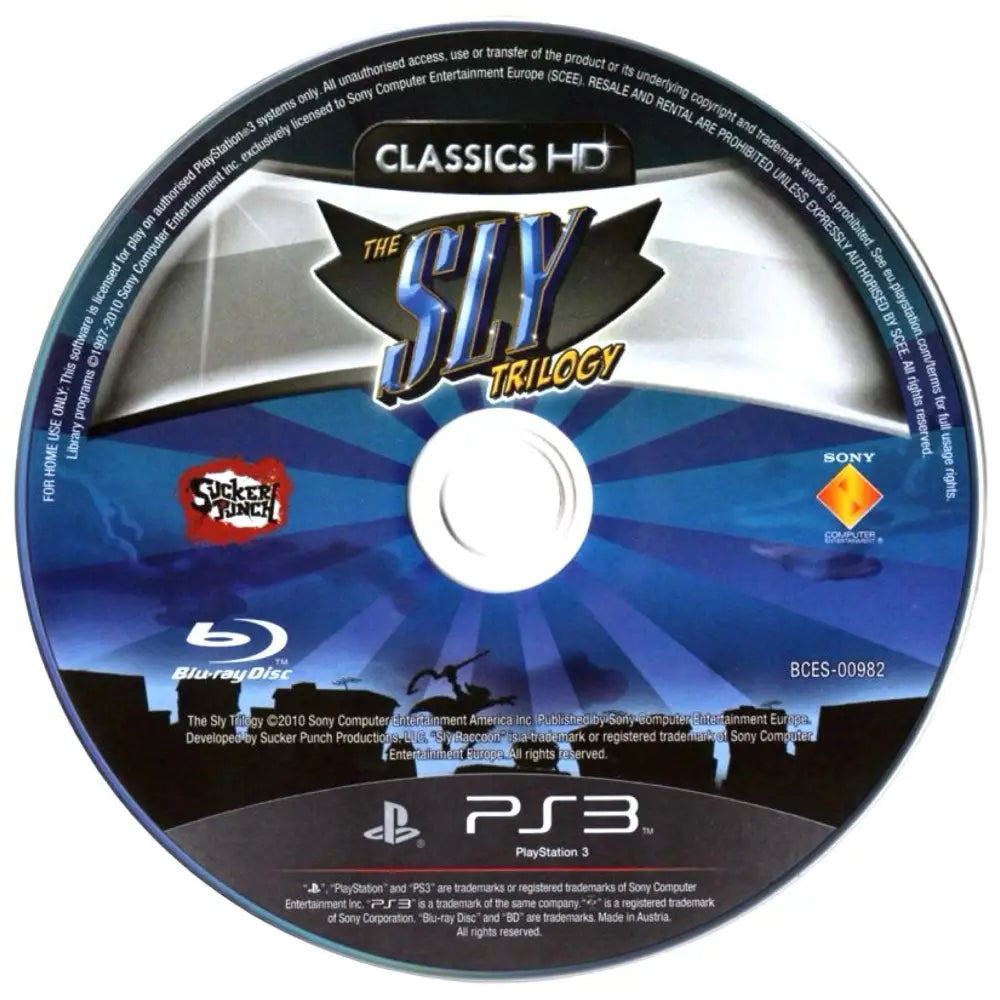 The Sly Trilogy - PlayStation 3 (PS3) Spill - Kun Spill/Disk