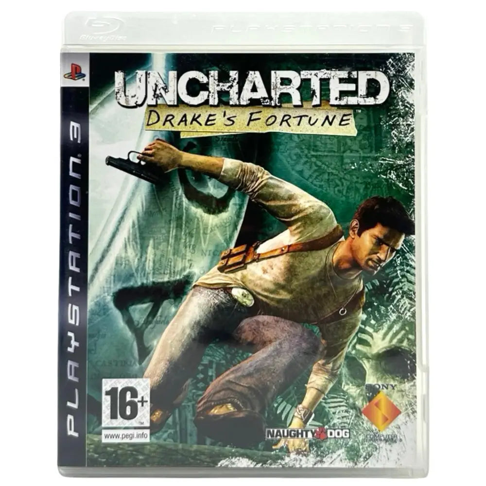 Uncharted Drake’s Fortune - PlayStation 3 (PS3) Spill - Standard / Cover - Manual - Spill/Disk