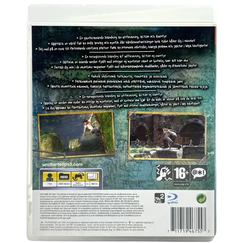 Uncharted Drake’s Fortune - PlayStation 3 (PS3) Spill
