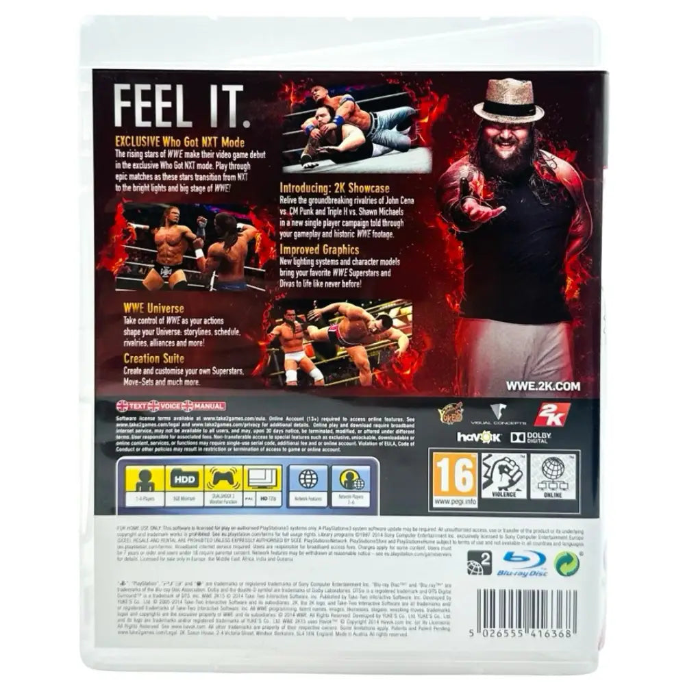 WWE 2K15 - PlayStation 3 (PS3) Spill
