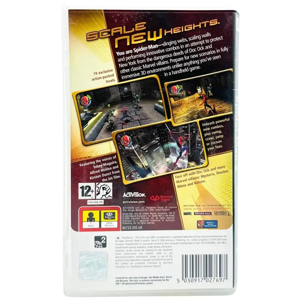 Spiderman 2 - PSP Spill