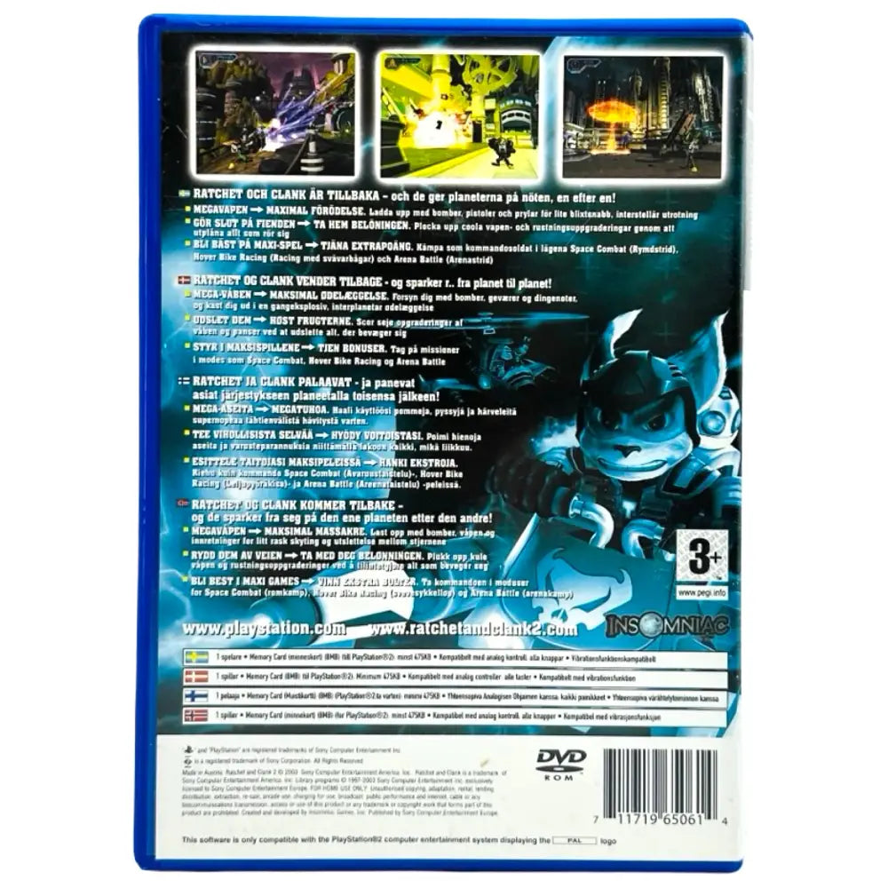 Ratchet & Clank 2: Going Commando - PlayStation 2 (PS2) Spill