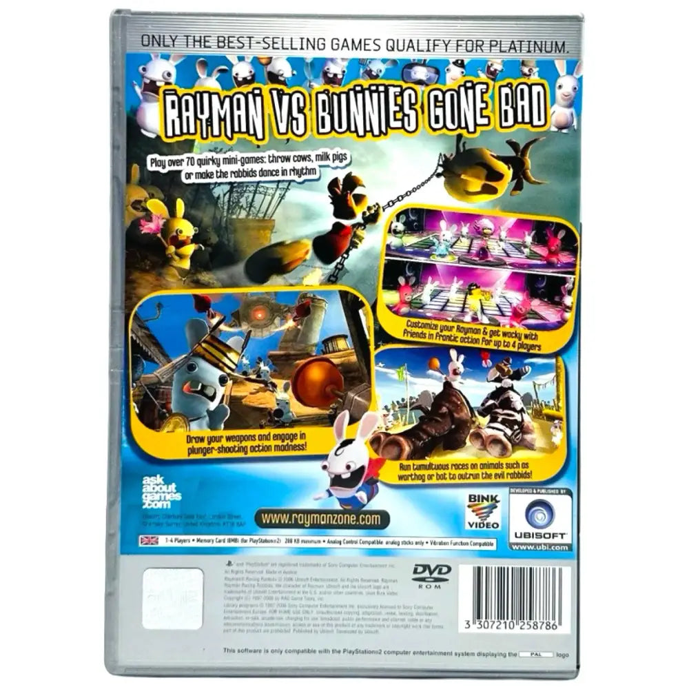 Rayman Raving Rabbids - PlayStation 2 (PS2) Spill