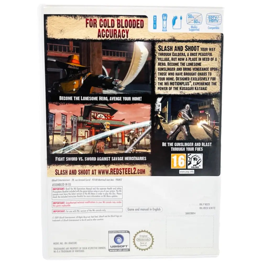 Red Steel 2 - Nintendo Wii Spill