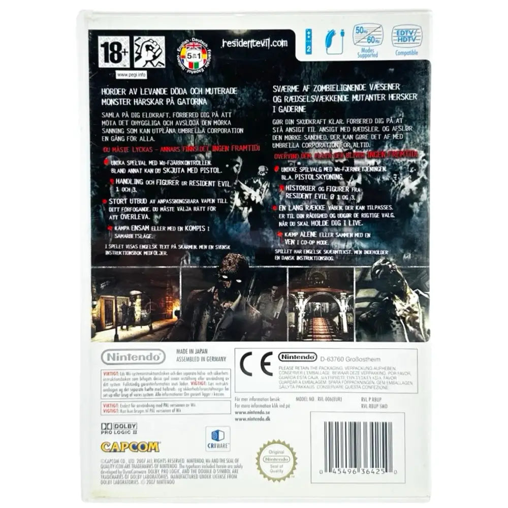 Resident Evil: The Umbrella Chronicles - Nintendo Wii Spill
