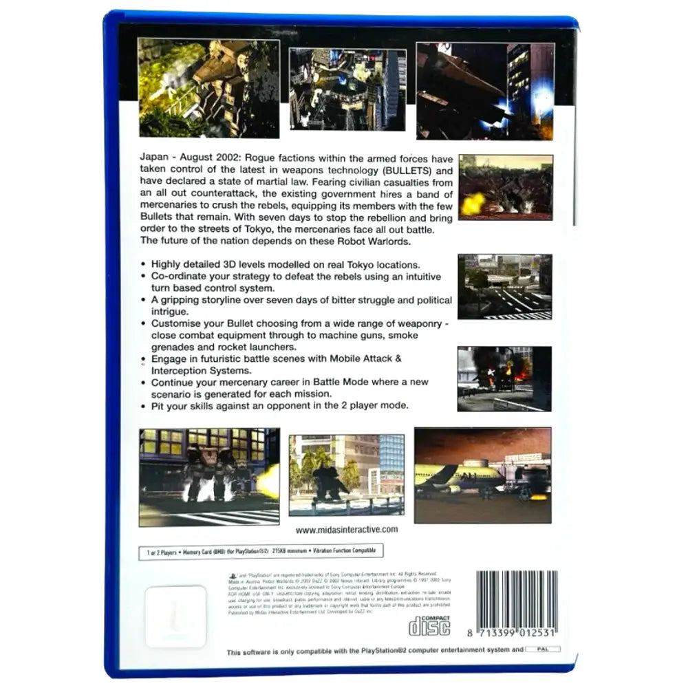 Robot Warlords - PlayStation 2 (PS2) Spill