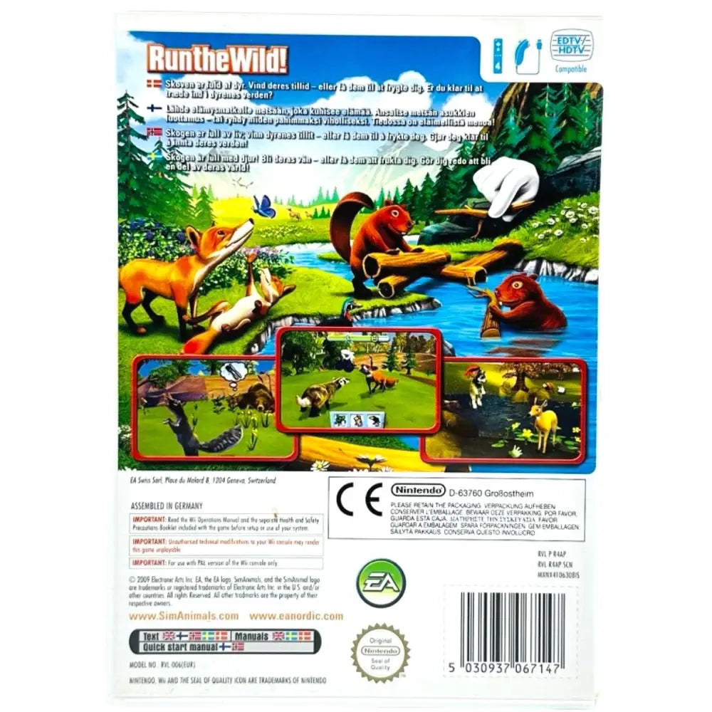SimAnimals - Nintendo Wii Spill