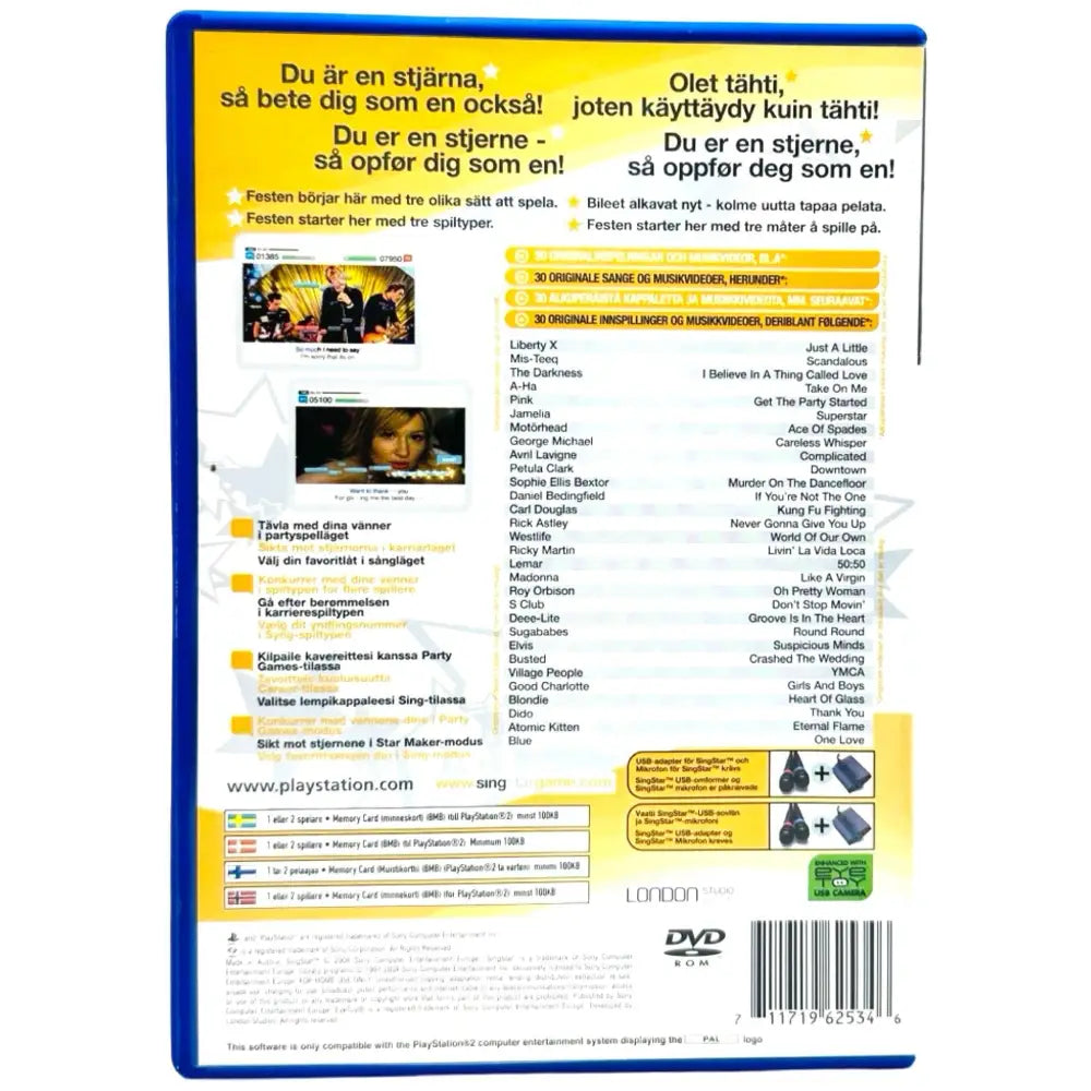 SingStar - PlayStation 2 (PS2) Spill