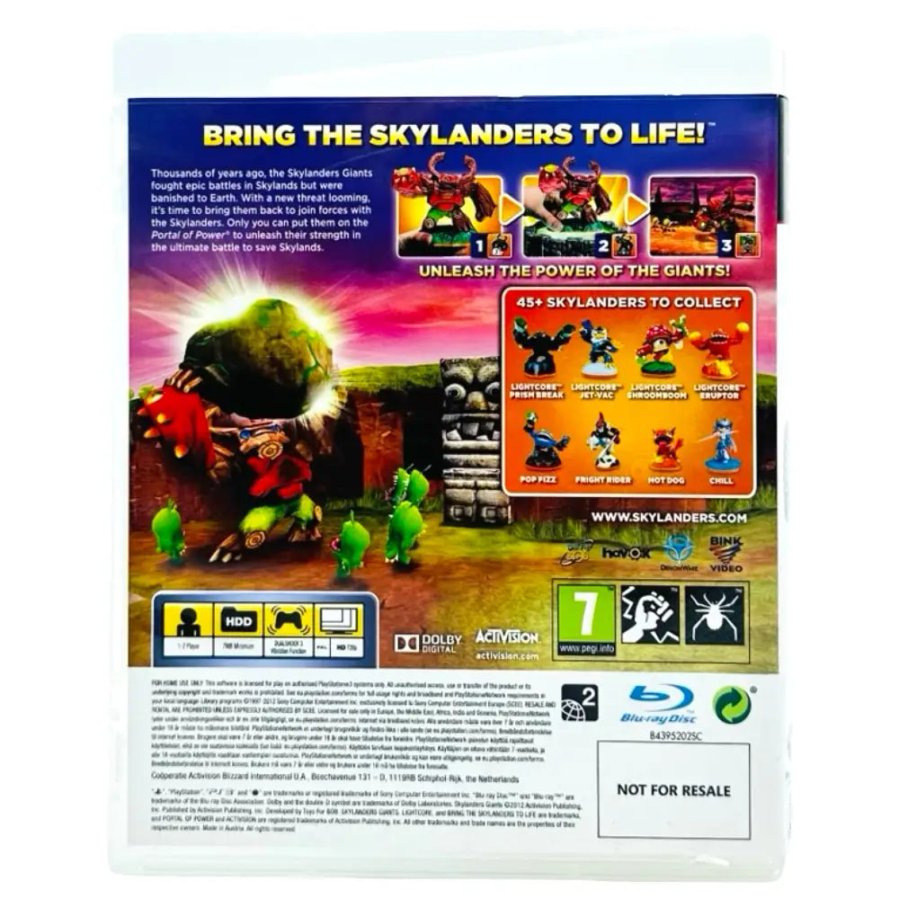 Skylanders: Giants - PlayStation 3 (PS3) Spill