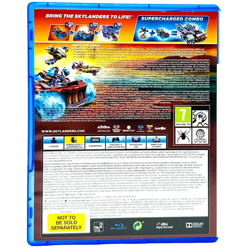 Skylanders SuperChargers - PlayStation 4 (PS4) Spill