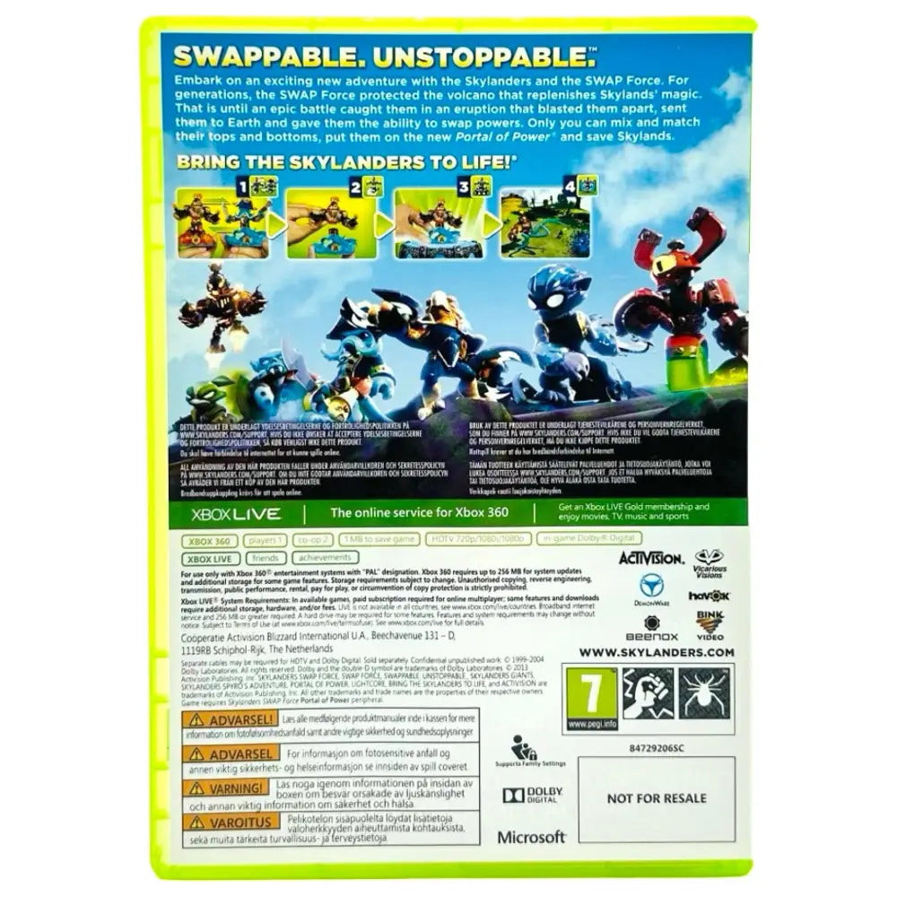 Skylanders: Swap Force - Xbox 360 Spill