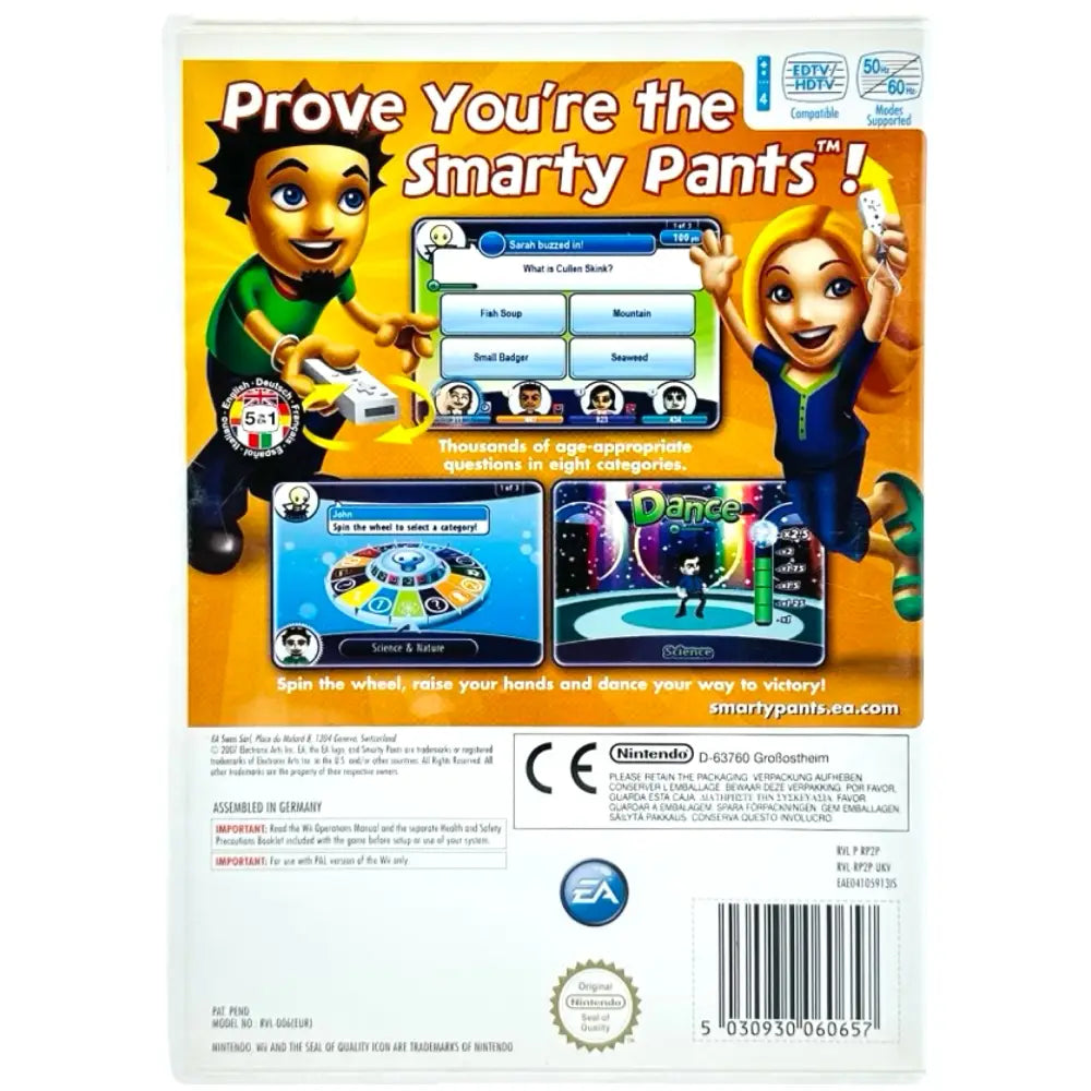 Smarty Pants - Nintendo Wii Spill