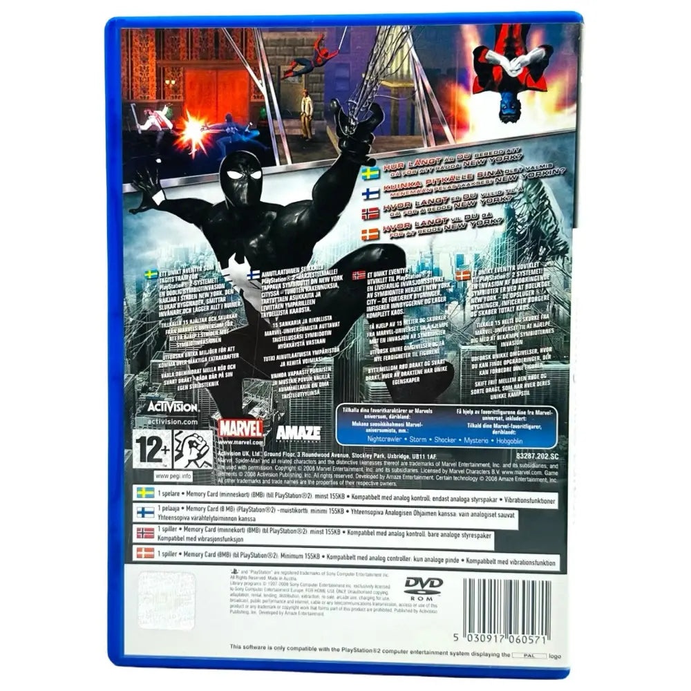 Spiderman: Web Of Shadows - PlayStation 2 (PS2) Spill