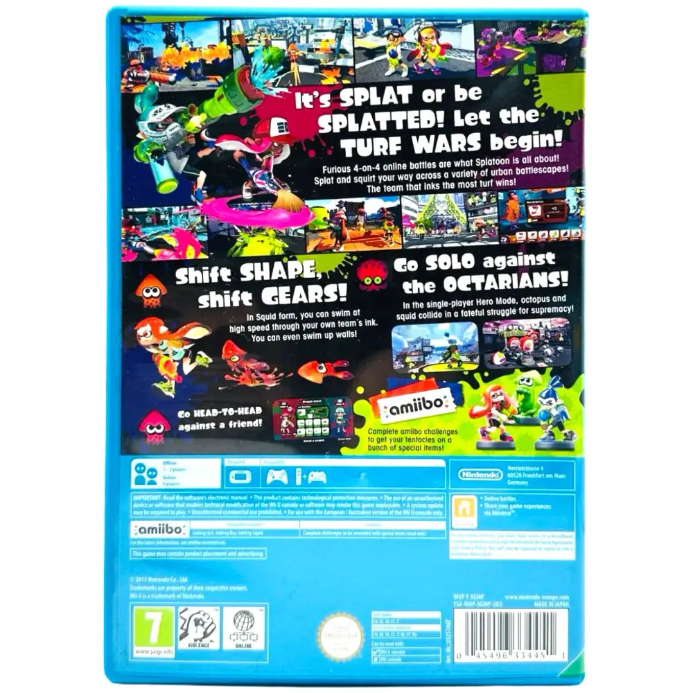Splatoon - Nintendo Wii U Spill