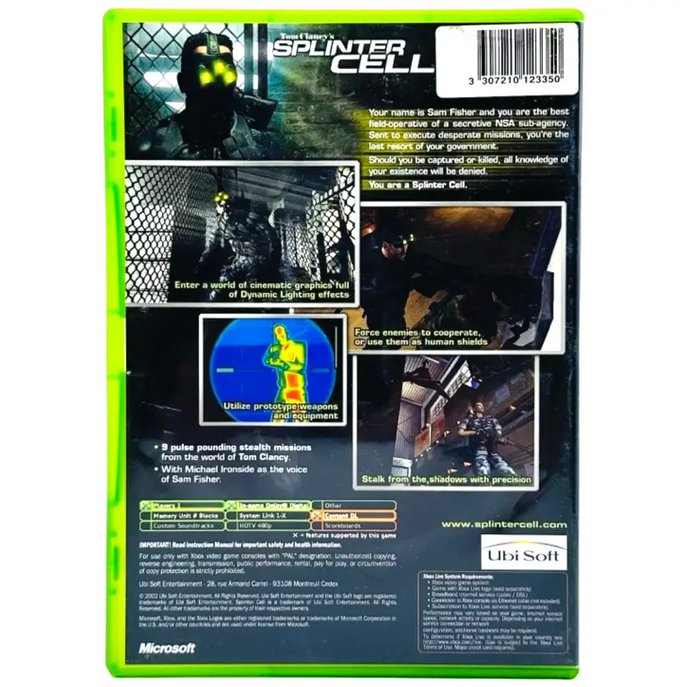 Splinter Cell - Xbox spill - Spill