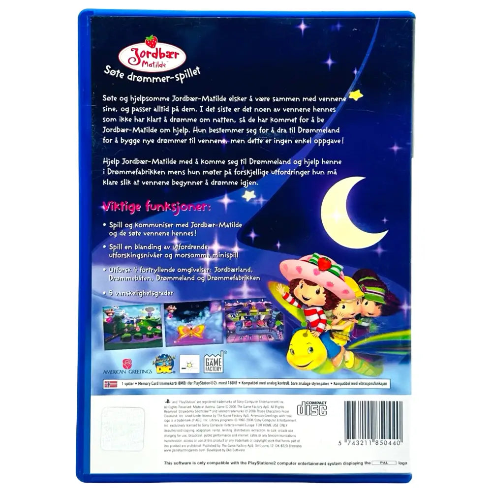 Strawberry Shortcake The Sweet Dreams Game - PlayStation 2 (PS2) Spill