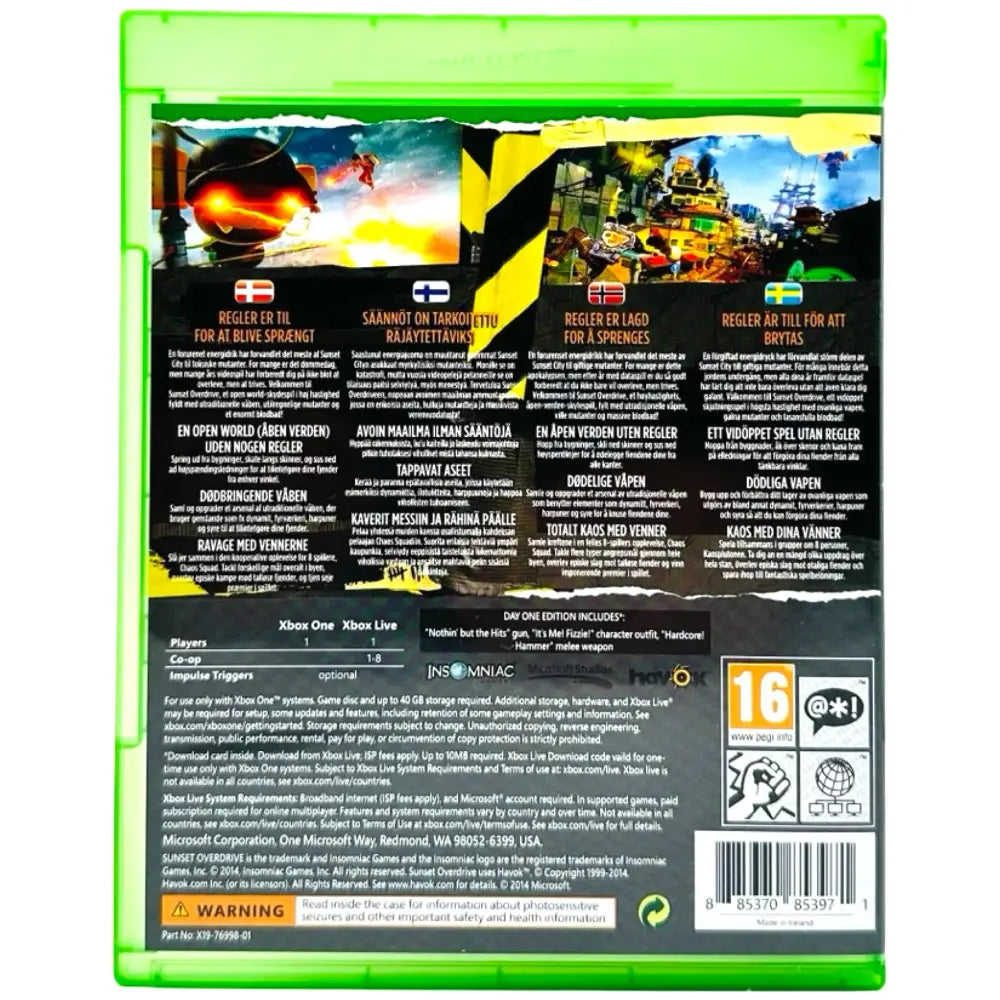 Sunset Overdrive - Xbox One Spill