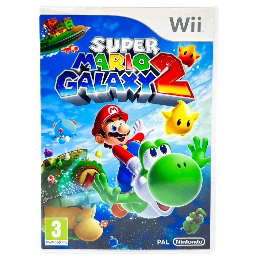 Super Mario Galaxy 2 - Nintendo Wii Spill - Cover - Manual - Spill/Disk / Standard