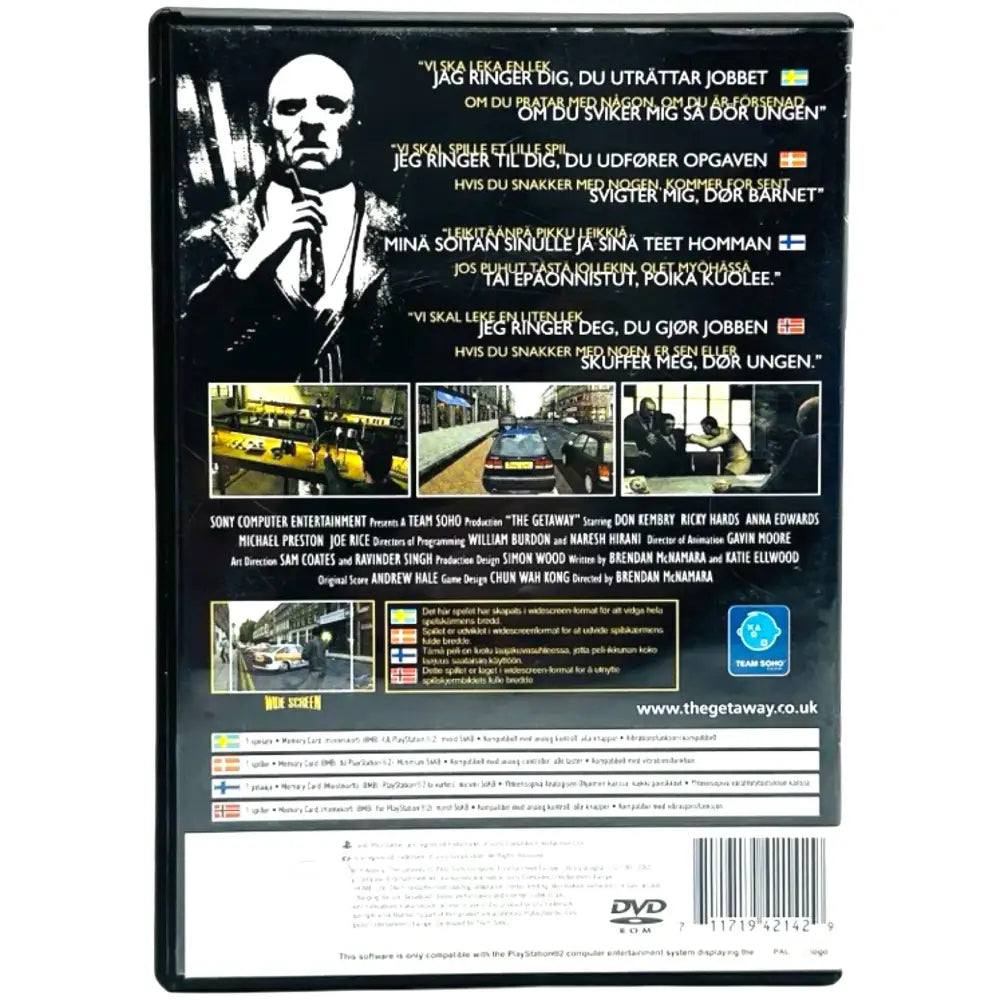 The Getaway - PlayStation 2 (PS2) Spill