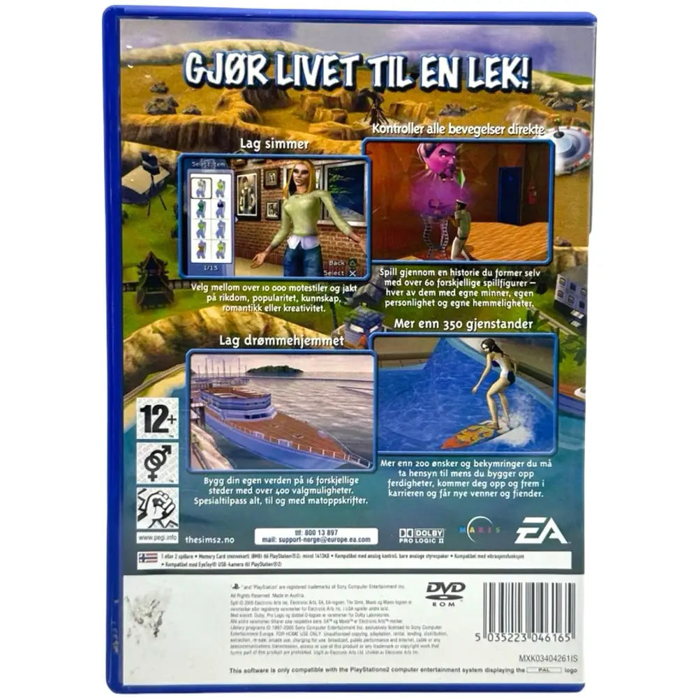 The Sims 2 - PlayStation (PS2) Spill