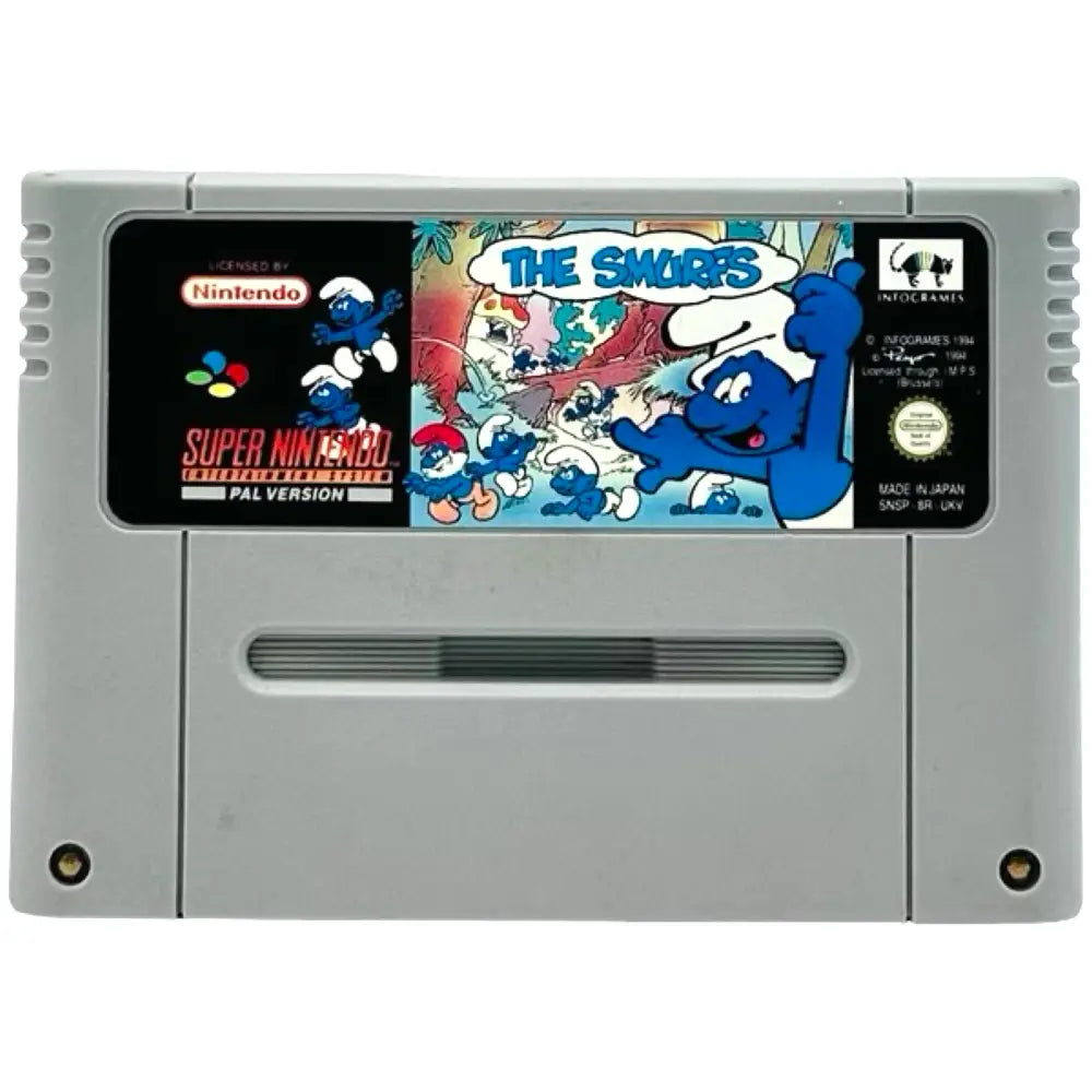 The Smurfs - Super Nintendo (SNES) Spill