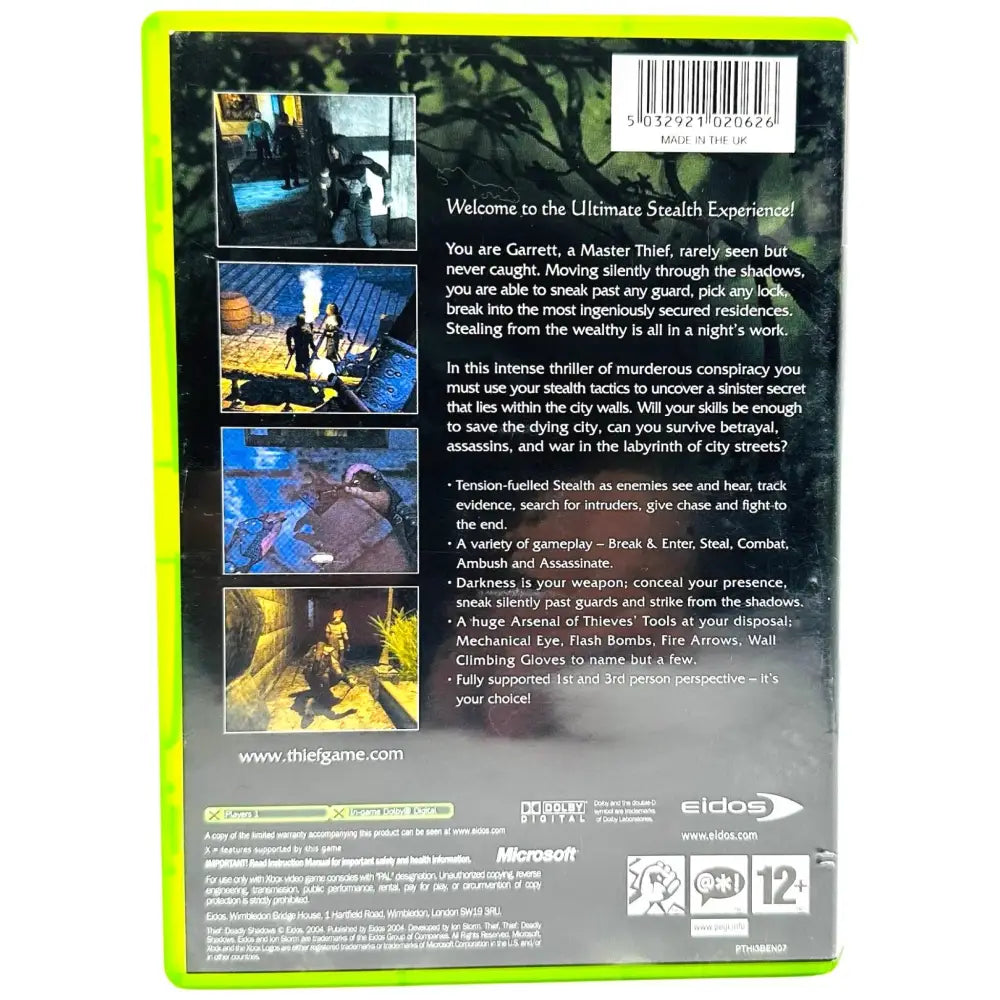 Thief: Deadly Shadows - Xbox spill - Spill