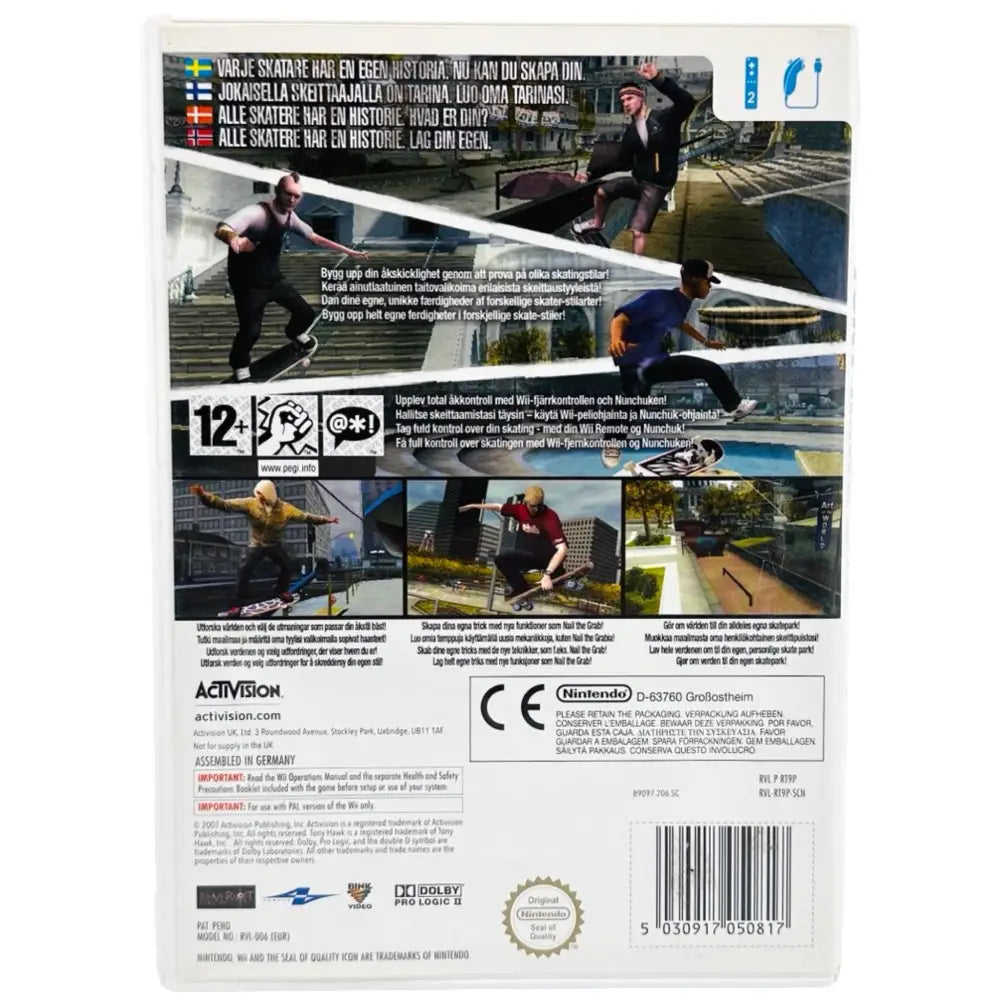 Tony Hawk’s Proving Ground - Nintendo Wii Spill