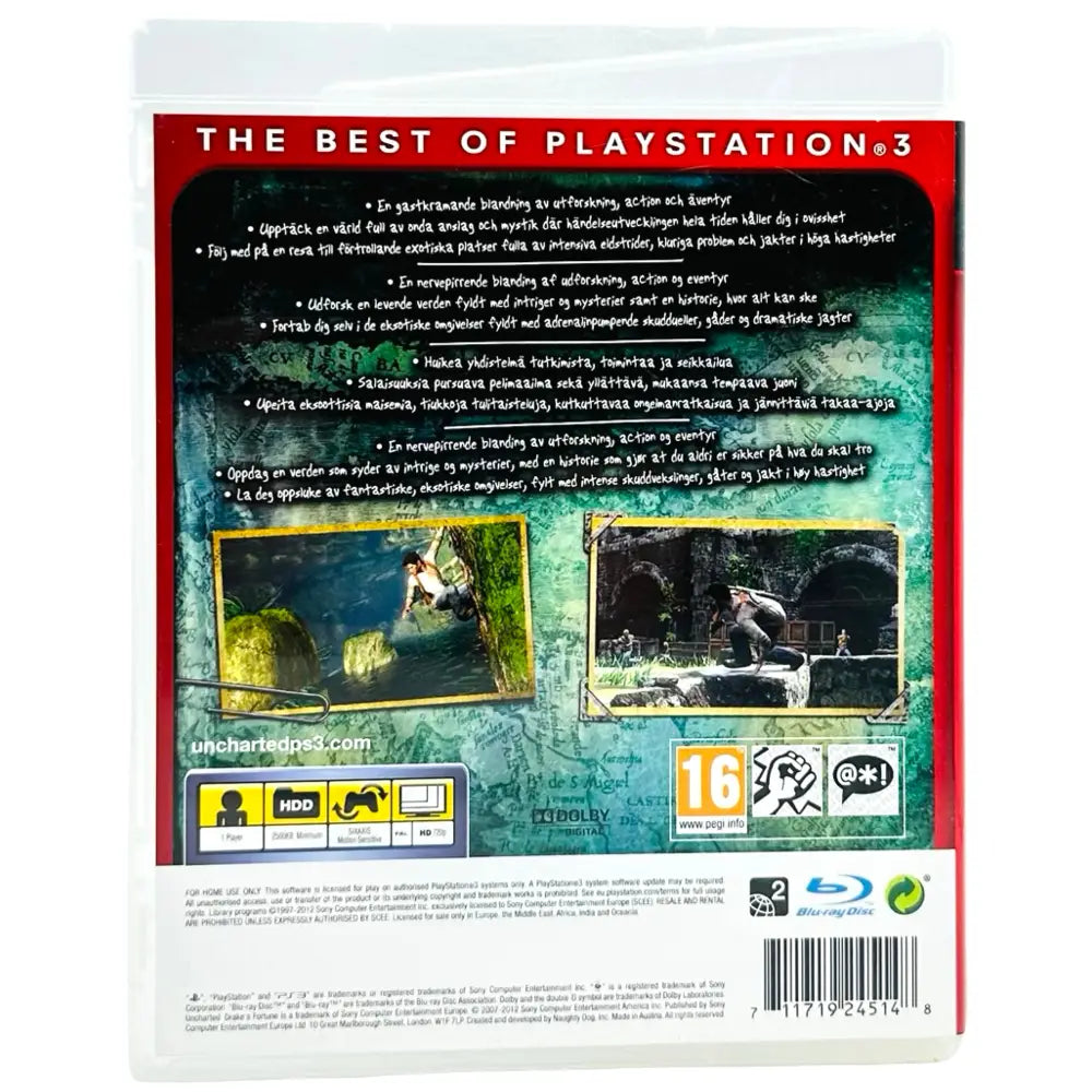 Uncharted Drake’s Fortune - PlayStation 3 (PS3) Spill