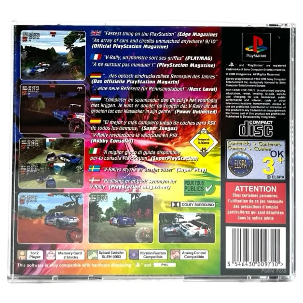 V-Rally: 97 Championship Edition - PlayStation 1 (PS1) Spill