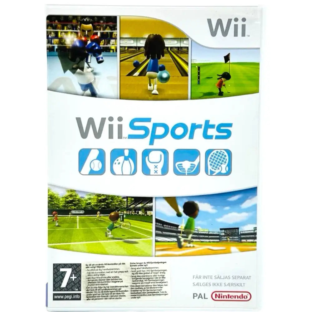 Wii Sports - Nintendo Spill - Cover - Manual - Spill/Disk / Standard