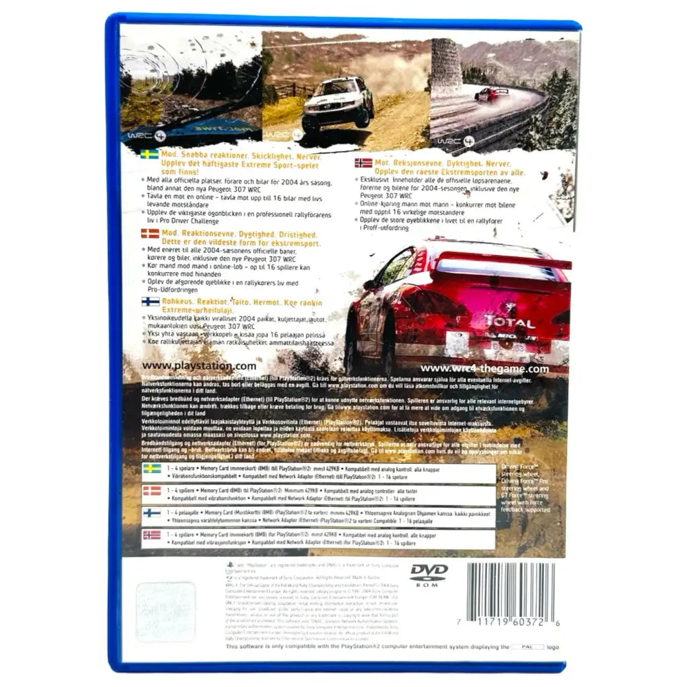 WRC: World Rally Championship 4 - PlayStation 2 (PS2) Spill