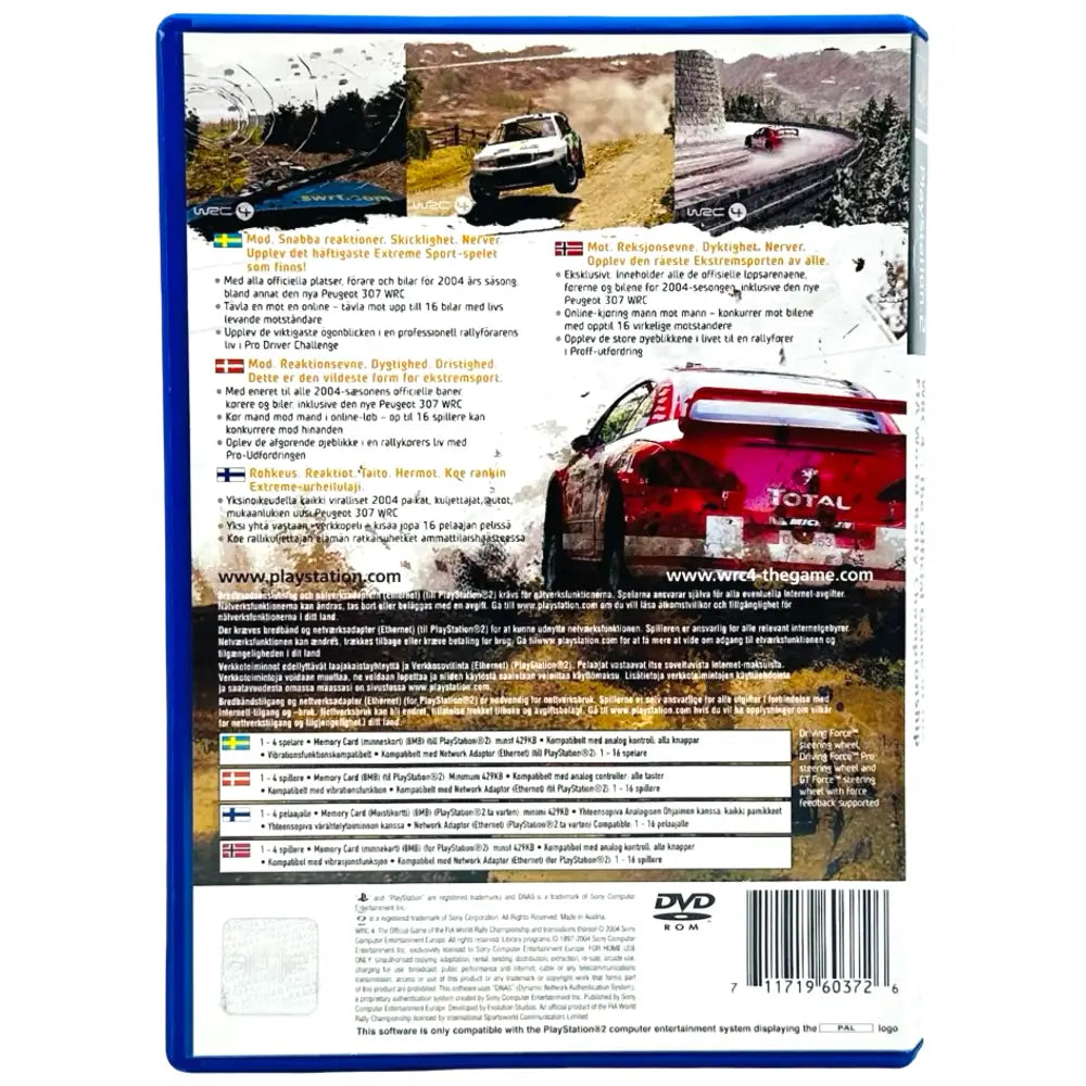WRC: World Rally Championship 4 - PlayStation 2 (PS2) Spill