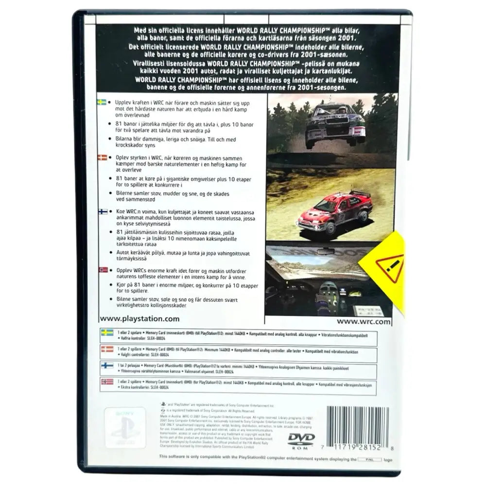 WRC: World Rally Championship - PlayStation 2 (PS2) Spill