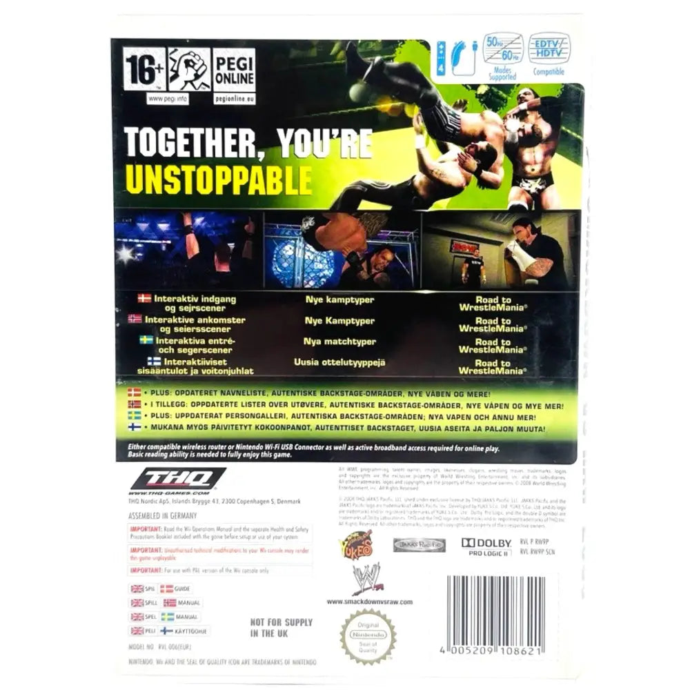 WWE SmackDown Vs. Raw 2009 - Nintendo Wii Spill