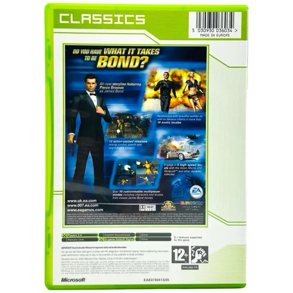 007: Nightfire - Xbox spill - Spill
