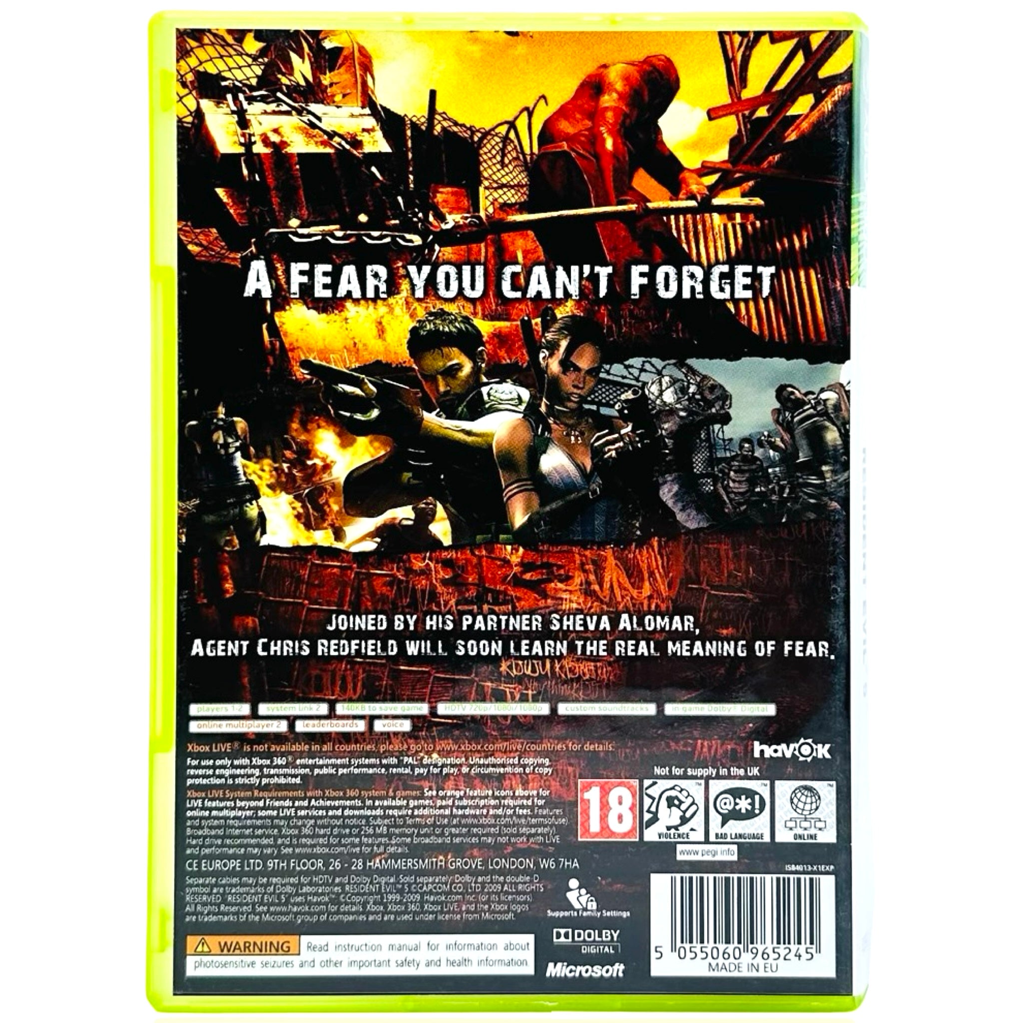 Resident Evil 5 - Xbox 360 Spill