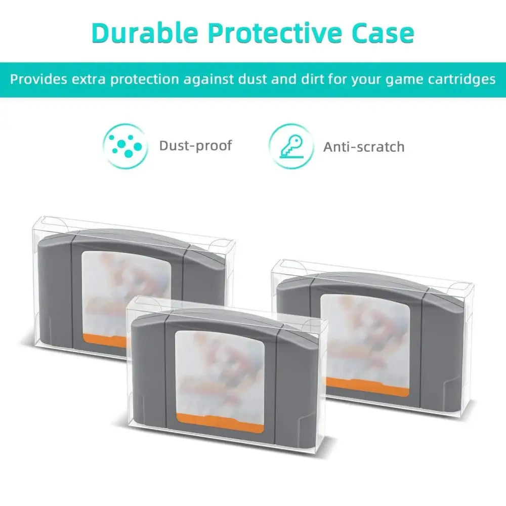 10 x Nintendo 64 (N64) Cart Protector - RetroGaming.no