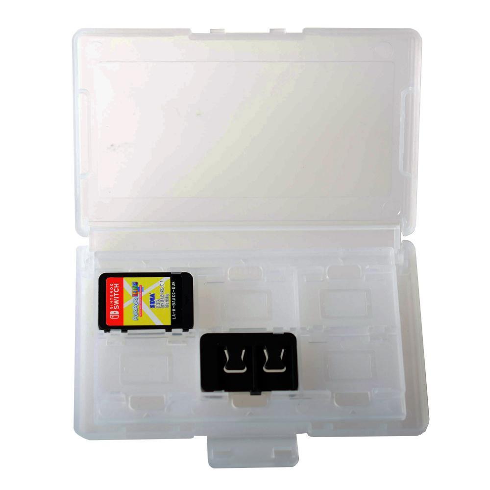 12 In 1 Game Card Storage Protector Case Box For NS - (Gjennomsiktig) - RetroGaming.No