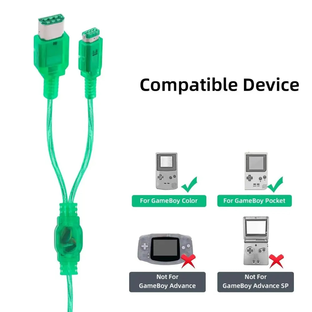 2 Player Link Kabel For Game Boy Color og Game Boy Pocket - RetroGaming.no