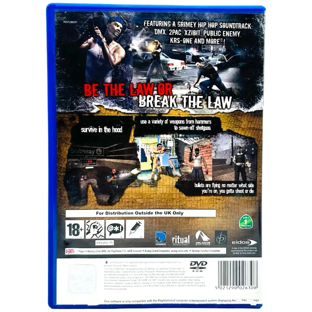 25 To Life - PlayStation 2 (PS2) Spill - Spill