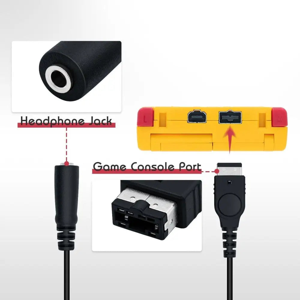 3.5mm Hodetelefonadapter til Game Boy Advance SP - RetroGaming.No