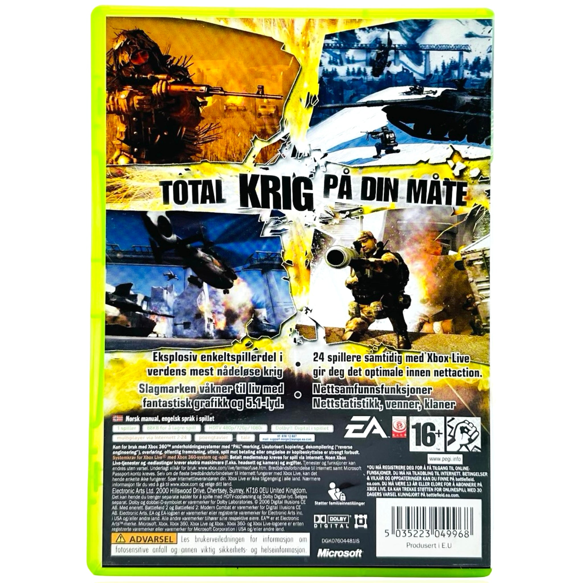 Battlefield 2: Modern Combat - Xbox 360 Spill