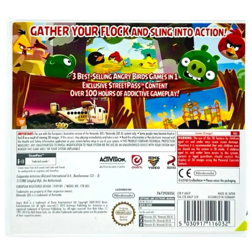 3DS: Angry Birds Trilogy - RetroGaming.no